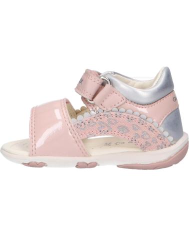 Sandali per Bambina GEOX B1538A 010AJ B SANDAL NICELY C0514 PINK-SILVER