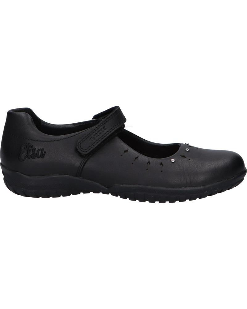 Zapatos de Niña GEOX COLEGIALES NINA MODELO JR SHADOW COLOR NEGRO C9999
