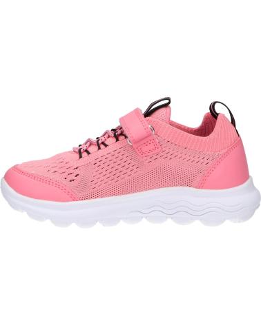 Sportivo per Bambina GEOX J26GYB 06KBC J SPHERICA C7G9B CORAL-BLACK