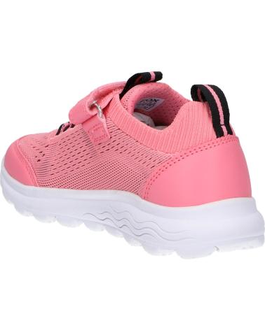 Sportivo per Bambina GEOX J26GYB 06KBC J SPHERICA C7G9B CORAL-BLACK