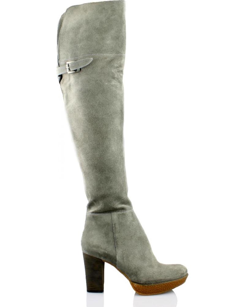 Botas de Mujer BARRATS SLEEK BOTA CANA LARGA GRIS