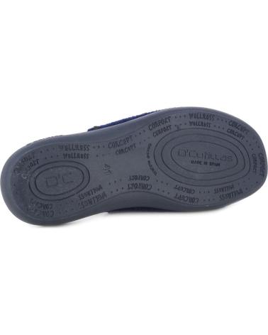 Hausschuhe für Herren D`CUTILLAS PANTUFLAS DOCTOR CUTILLAS 1452 ANCHO ADAPTABLE MARINO