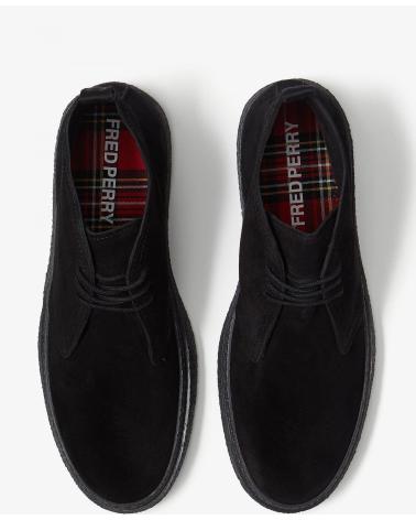 Botines-De-Hombre-FRED-PERRY-HAWLEY-SUEDE-B9161---41-BLACK