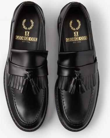 Deportivas de Hombre FRED PERRY X GEORGE COX TASSEL LOAFER B9278 - 41 BLACK