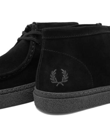 Bottines pour Homme FRED PERRY DAWSON MID SUEDE B4351 - 41 BLACK