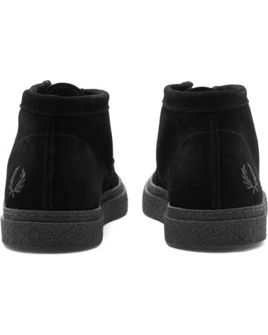 Bottines pour Homme FRED PERRY DAWSON MID SUEDE B4351 - 41 BLACK