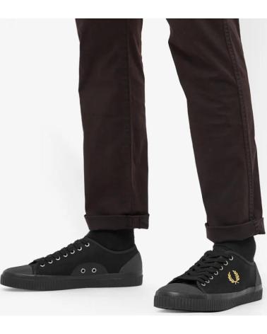 Deportivas de Hombre FRED PERRY HUGHES LOW CANVAS B4365 - 41 BLACK
