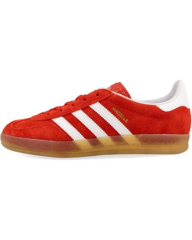 Sportif pour Homme ADIDAS GAZELLE INDOOR HQ8718 BOLD - CLOUD WHITE - GUM - 41 1 ORANGE