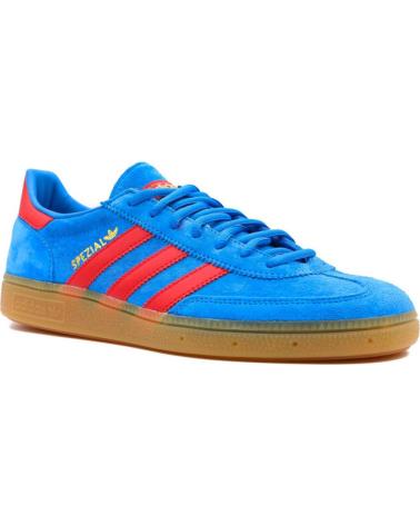 Sneaker für Herren ADIDAS HANDBALL SPEZIAL FX5675 BRIGHT BLUE-VIVID RED-GOLD METALIC - LIGHT BLUE