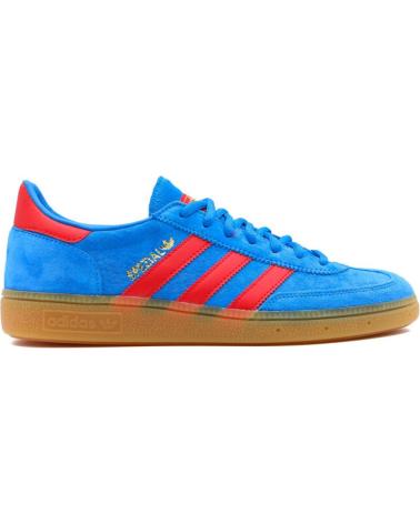 Sneaker für Herren ADIDAS HANDBALL SPEZIAL FX5675 BRIGHT BLUE-VIVID RED-GOLD METALIC - LIGHT BLUE