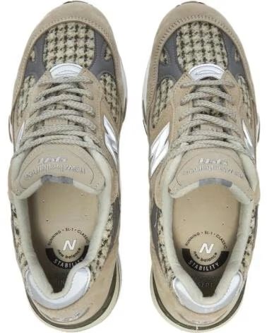 Esportes  de Homem NEW BALANCE M991HT MADE IN ENGLAND HARRIS TWEED - 42 BEIGE