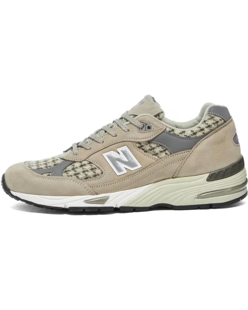 Esportes  de Homem NEW BALANCE M991HT MADE IN ENGLAND HARRIS TWEED - 42 BEIGE
