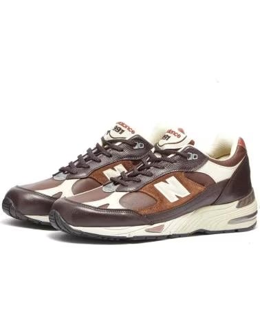 Esportes  de Homem NEW BALANCE M991GBI- MADE IN ENGLAND - 45 BROWN
