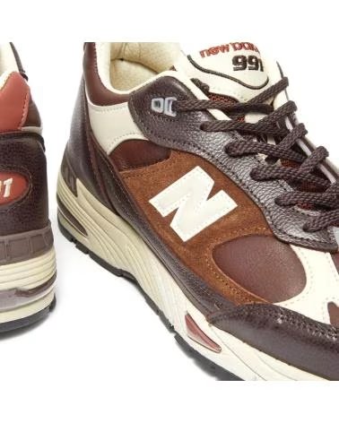 Esportes  de Homem NEW BALANCE M991GBI- MADE IN ENGLAND - 45 BROWN