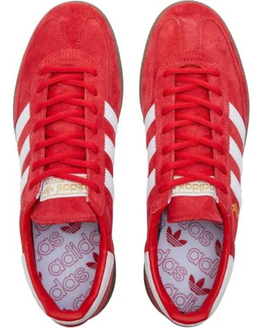 Sneaker für Herren ADIDAS HANDBALL SPEZIAL FV1227 SCARLET - CLOUD WHITE - GUM - 47 1-3 RED