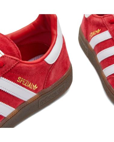 Sneaker für Herren ADIDAS HANDBALL SPEZIAL FV1227 SCARLET - CLOUD WHITE - GUM - 47 1-3 RED