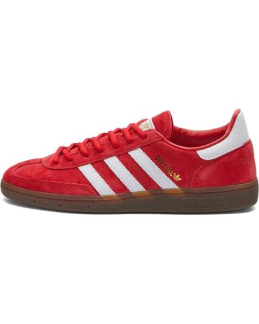 Sneaker für Herren ADIDAS HANDBALL SPEZIAL FV1227 SCARLET - CLOUD WHITE - GUM - 47 1-3 RED