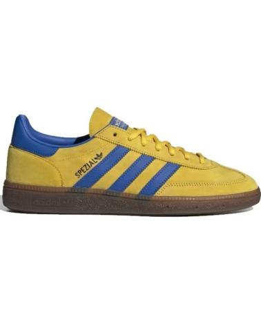 Sneaker für Herren ADIDAS HANDBALL SPEZIAL FV 1226 WONDER GLOW - BLUE - GUM - 41 1-3 YELLOW