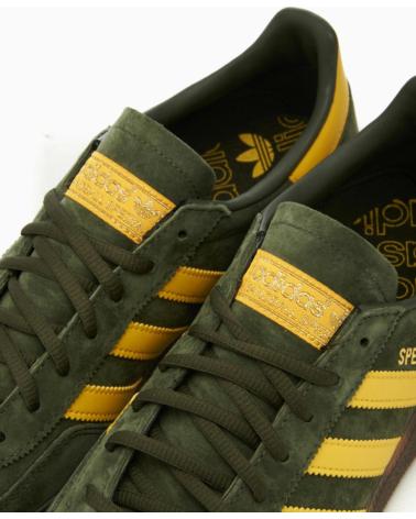 Sportif pour Homme ADIDAS HANDBALL SPEZIAL 5748 NIGHT CARGO - TRIBE YELLOW - GUM - 42  DARK GREEN