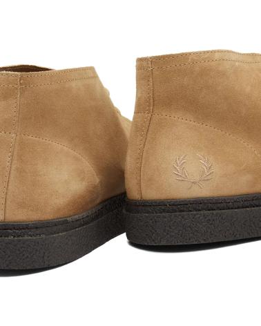 Stivaletti per Uomo FRED PERRY HAWLEY SUEDE B4361 WARM STONE - 40 BROWN