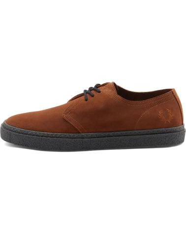 Schuhe für Herren FRED PERRY LINDEN SUEDE B4360 GINGER - 40 BROWN
