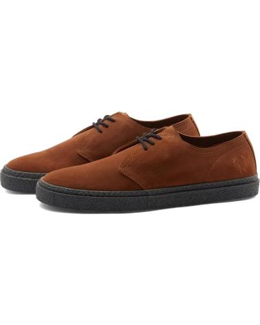 Schuhe für Herren FRED PERRY LINDEN SUEDE B4360 GINGER - 40 BROWN