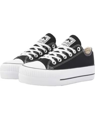 Sportschuhe für Damen  ZAPATILLA DE LONA CON PLATAFORMA DE GOMA BLANCO