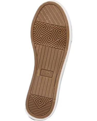 Sportschuhe für Damen  ZAPATILLA DE LONA CON PLATAFORMA DE GOMA BLANCO