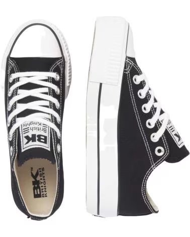 Sportschuhe für Damen  ZAPATILLA DE LONA CON PLATAFORMA DE GOMA BLANCO