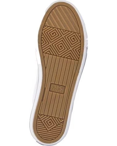 Sportschuhe für Damen  BOTIN DE LONA CON CORDONERAS Y PLATAFORMA BLANCO