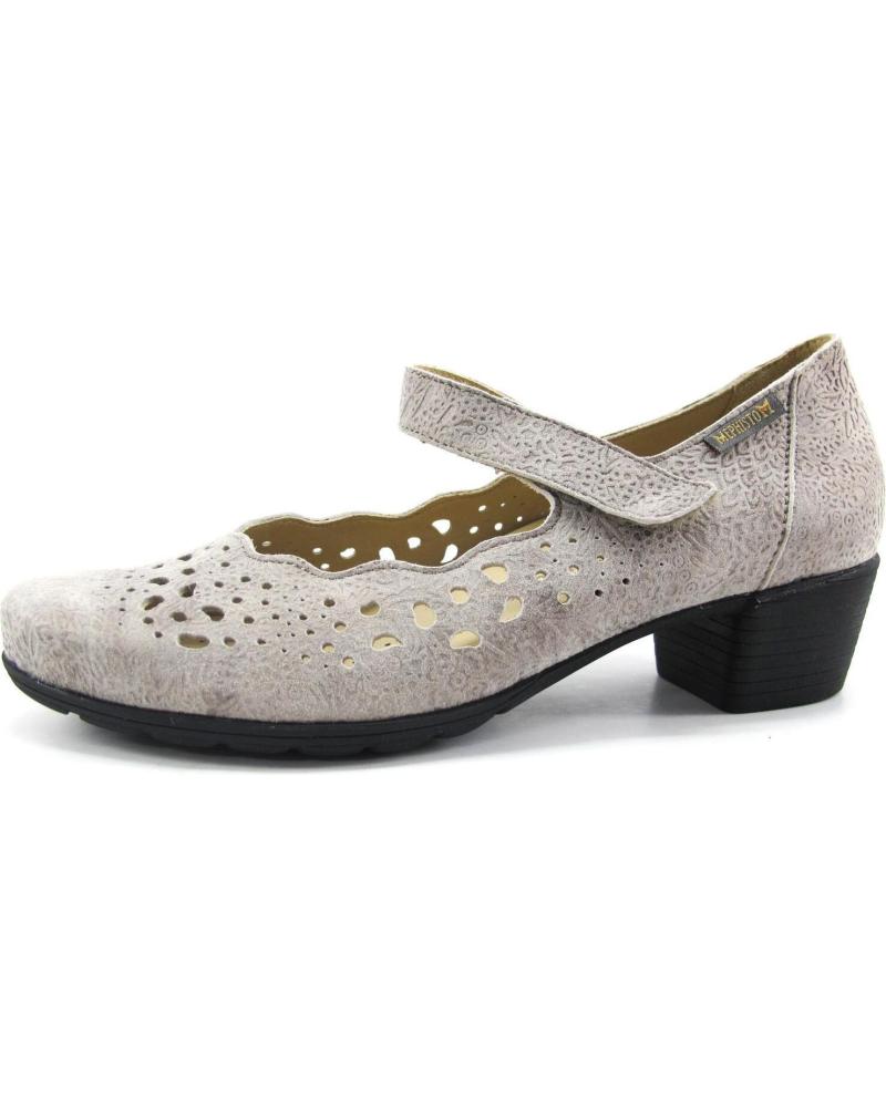 Sapatos de Mulher MEPHISTO ZAPATO IVORA DE TAUPE NEGRO