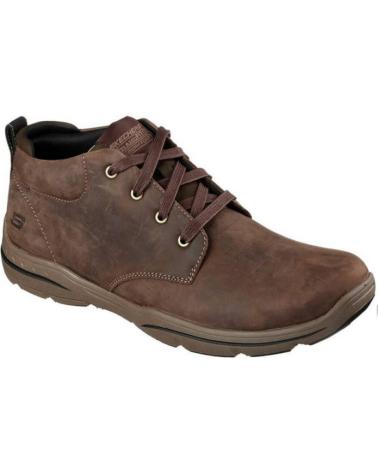 Man Mid boots SKECHERS BOTAS 64857 HOMBRE MARRON MARRóN