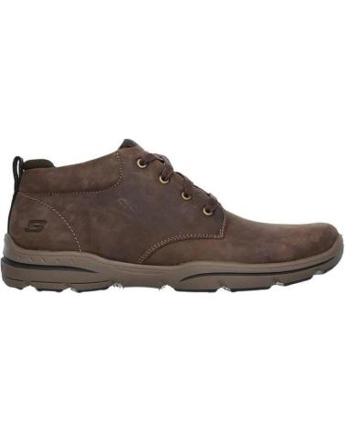 Man Mid boots SKECHERS BOTAS 64857 HOMBRE MARRON MARRóN