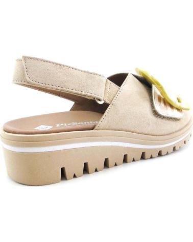 Sandalias de Mujer PIESANTO SANDALIA VELCRO BEIGE