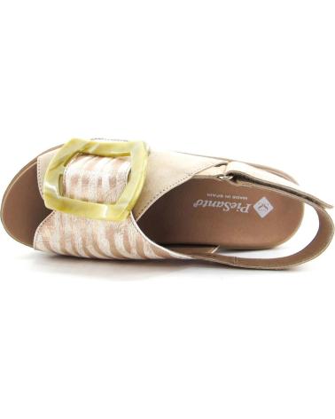 Sandalias de Mujer PIESANTO SANDALIA VELCRO BEIGE