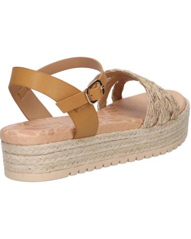 Sandalias de Mujer MTNG 59625 C56052 TRENZA JUTE NATURAL CHAMPAGNE - EMPOLVADO CUERO