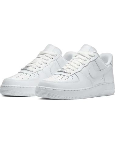 NIKE AIR FORCE 1 '07 WHITE SNEAKERS DD8959-100 BLANCO