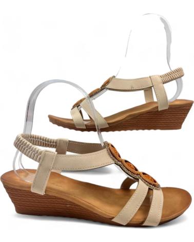 Sandalen für Damen TIMBOS SANDALIA CUNA COMODA MUJER 130135 BEIGE