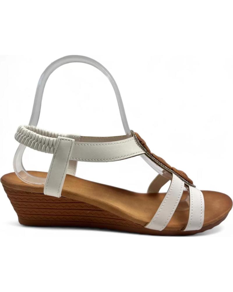 Sandalen für Damen TIMBOS SANDALIA CUNA COMODA MUJER 130133 BLANCO