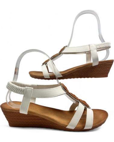 Sandalen für Damen TIMBOS SANDALIA CUNA COMODA MUJER 130133 BLANCO