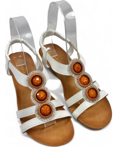 Sandalen für Damen TIMBOS SANDALIA CUNA COMODA MUJER 130133 BLANCO