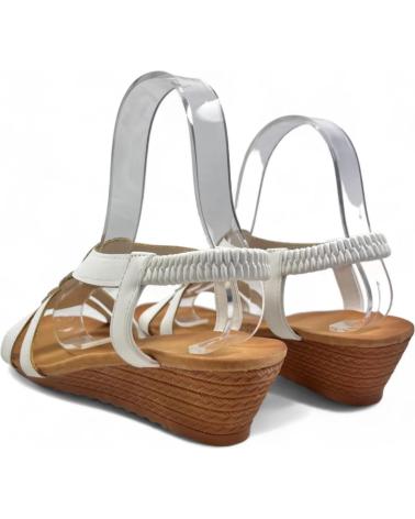 Sandalen für Damen TIMBOS SANDALIA CUNA COMODA MUJER 130133 BLANCO