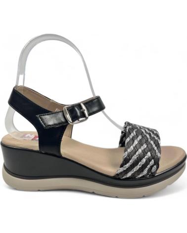 Woman Sandals TIMBOS SANDALIA CUNA COMODA MUJER 130119 NEGRO
