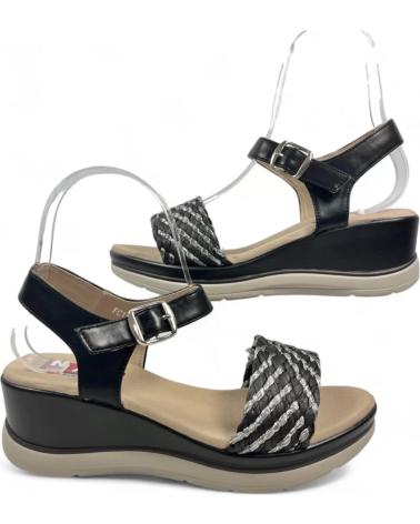 Sandalen für Damen TIMBOS SANDALIA CUNA COMODA MUJER 130119 NEGRO