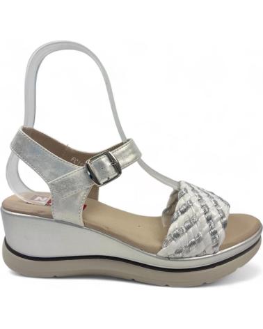 Woman Sandals TIMBOS SANDALIA CUNA COMODA MUJER PLATA 130117 PLATEADO