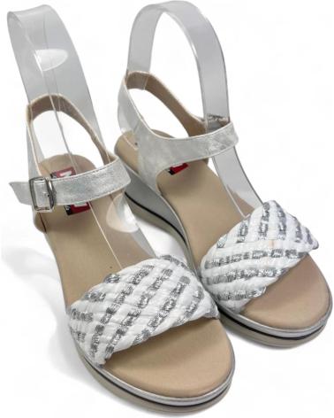Woman Sandals TIMBOS SANDALIA CUNA COMODA MUJER PLATA 130117 PLATEADO