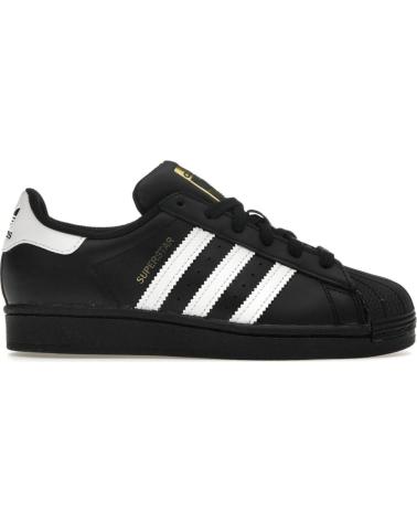 Woman and Man and girl and boy Trainers ADIDAS CALZADO MARCA MODELO SUPERSTAR J NEGRO
