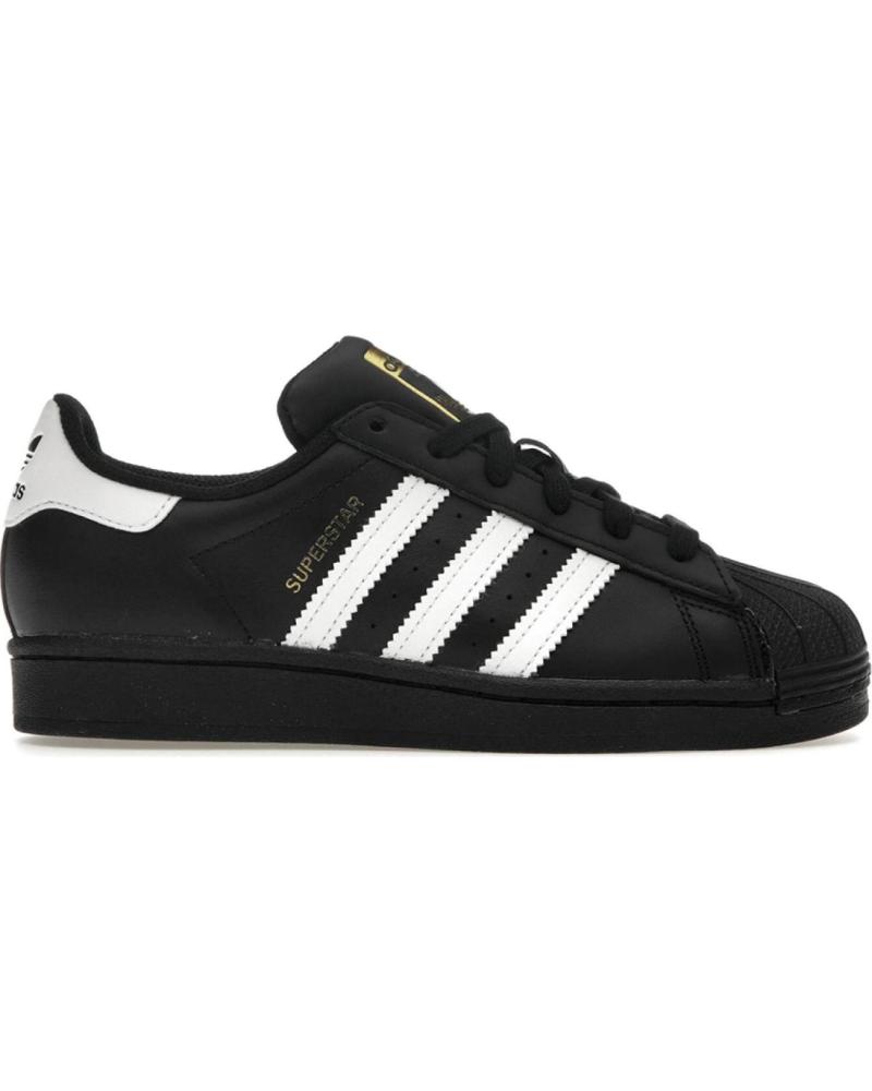 Woman and Man and girl and boy Trainers ADIDAS CALZADO MARCA MODELO SUPERSTAR J NEGRO