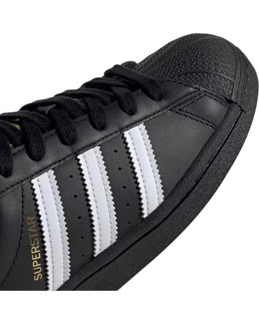 Woman and Man and girl and boy Trainers ADIDAS CALZADO MARCA MODELO SUPERSTAR J NEGRO