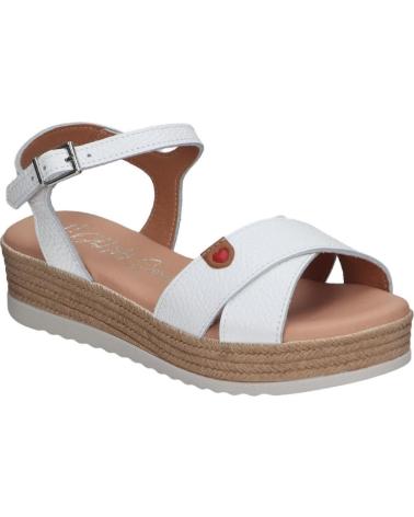 Woman Sandals RIVERA SANDALIA PLATAFORMA PARA CHICA 5530 COLOR BLANCO